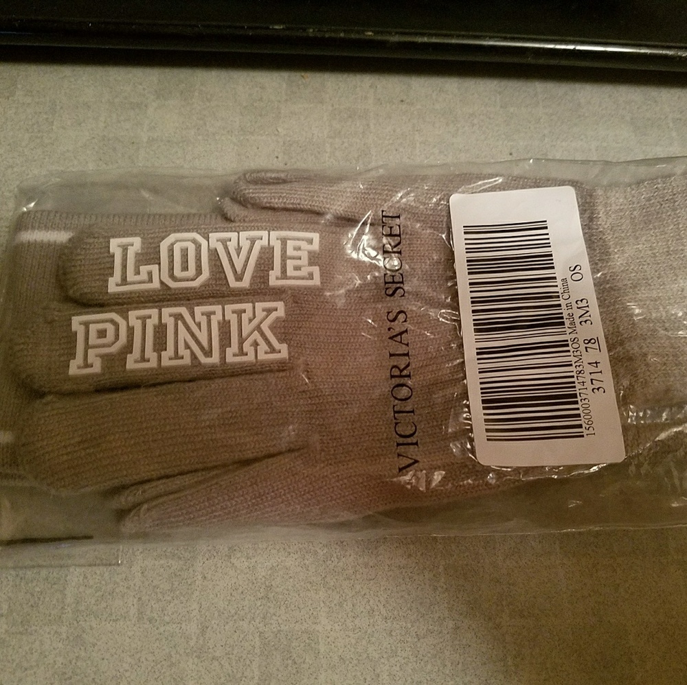 Victoria's Secret PINK Gloves and Headband Set